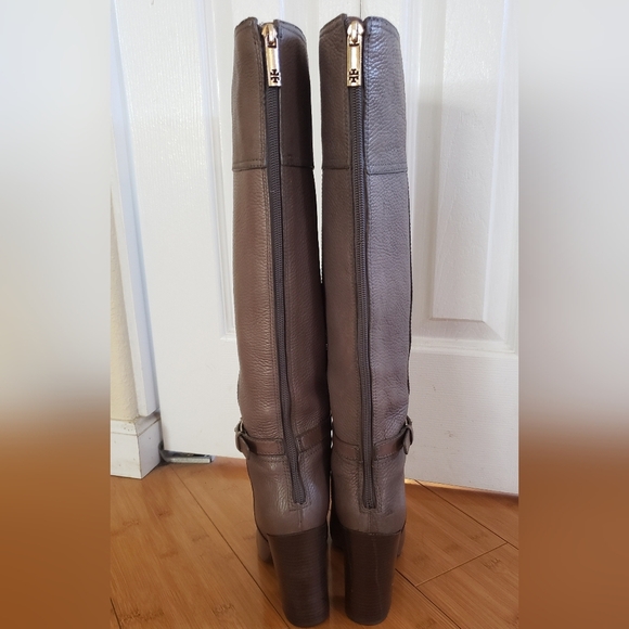 TORY BURCH JENNA BOOTS TUMBLE LEATHER EUC - Picture 6 of 11